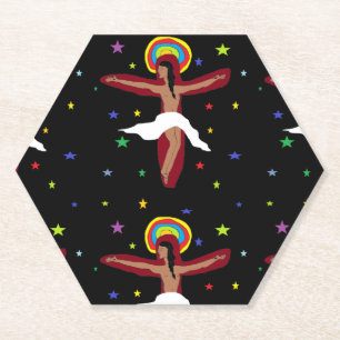 Jesus Loves You Paper Coaster