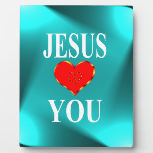 Jesus Loves You Plaque