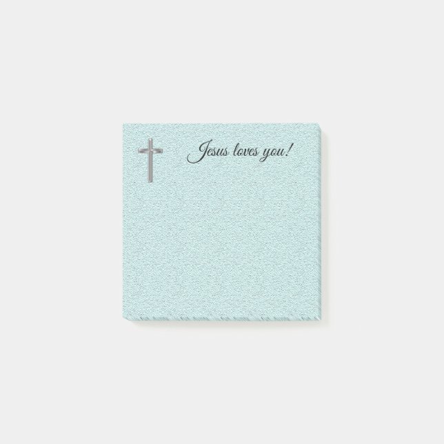 Jesus loves you! post-it notes (Front)
