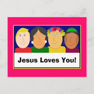 Jesus Loves You! Postcard