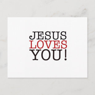 Jesus Loves You! Postcard