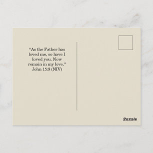 Jesus Loves You Rustic Christian Encouragement Postcard