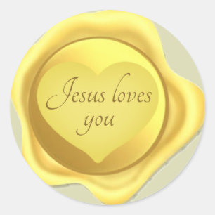 Jesus Loves You Sticker