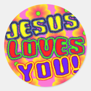 Jesus Loves You! Sticker