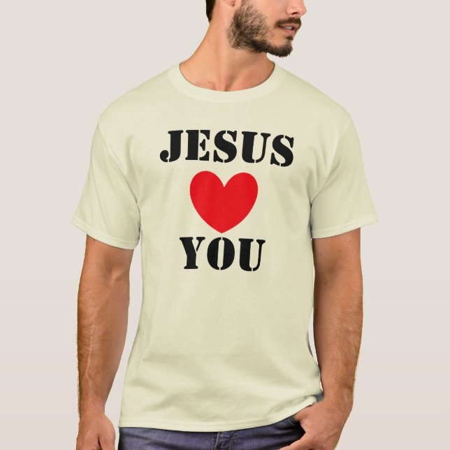 JESUS LOVES YOU T-Shirt (Front)