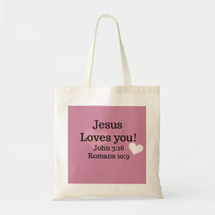 Jesus Loves you Tote Bag