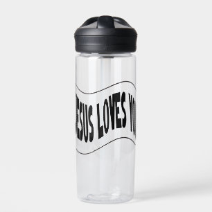 Jesus Loves You Water Bottle