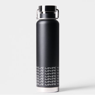 Jesus Loves You - waterbottle (zig) Water Bottle