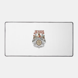 Jesus Marketplace Vendor Label Jesus Marketplace V Desk Mat