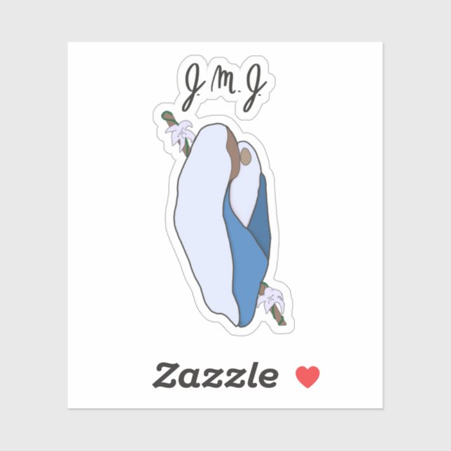 Jesus, Mary, Joseph Catholic Sticker (Sheet)