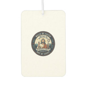 Jesus Matcha Cafe Trend Shirt Christian Graphic_1 Car Air Freshener