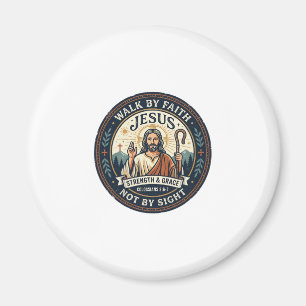 Jesus Matcha Cafe Trend Shirt Christian Graphic_1 Magnet
