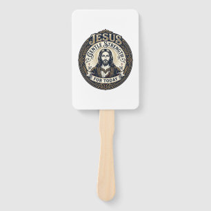 Jesus Memory Care Alzheimer Caregiver Shirt Christ Hand Fan