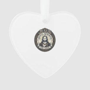 Jesus Memory Care Alzheimer Caregiver Shirt Christ Ornament