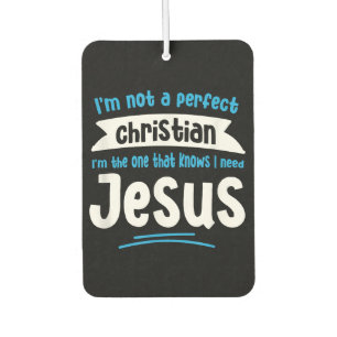 Jesus Men Women Kids Fun Christian Bible Faith Jes Car Air Freshener