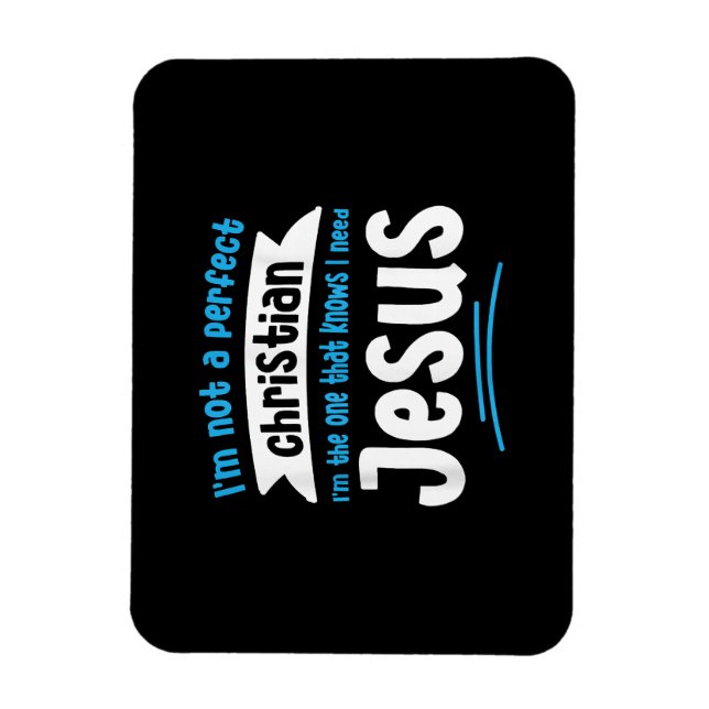 Jesus Men Women Kids Fun Christian Bible Faith Jes Magnet (Vertical)