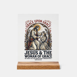 Jesus Menopause Midlife Women Encouragement Shirt Acrylic Sign
