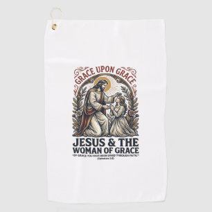 Jesus Menopause Midlife Women Encouragement Shirt Golf Towel