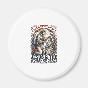 Jesus Menopause Midlife Women Encouragement Shirt Magnet