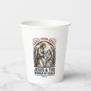 Jesus Menopause Midlife Women Encouragement Shirt Paper Cups