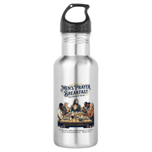 Jesus Mens Group Brotherhood Retreat T-Shirt Inspi 532 Ml Water Bottle