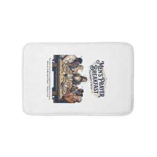 Jesus Mens Group Brotherhood Retreat T-Shirt Inspi Bath Mat