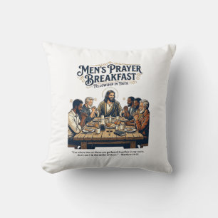 Jesus Mens Group Brotherhood Retreat T-Shirt Inspi Cushion