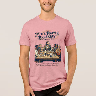 Jesus Mens Group Brotherhood Retreat T-Shirt Inspi Tri-Blend Shirt