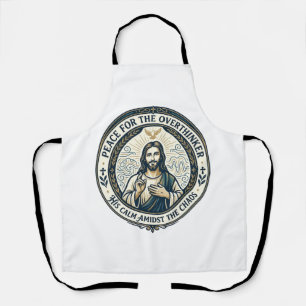 Jesus Mental Health Affirmations T-Shirt Inspirati Apron