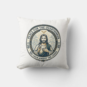 Jesus Mental Health Affirmations T-Shirt Inspirati Cushion