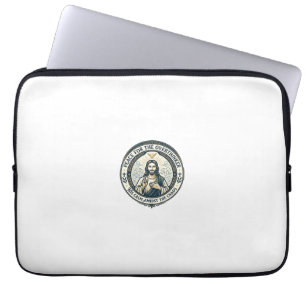 Jesus Mental Health Affirmations T-Shirt Inspirati Laptop Sleeve