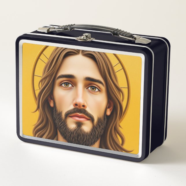 JESUS METAL LUNCH BOX (Front)