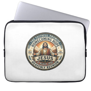 Jesus Military Spouse Waiting Wife T-Shirt Inspira Laptop Sleeve