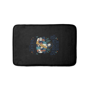 Jesus Miscarriage Comfort Healing T-Shirt Inspirat Bath Mat