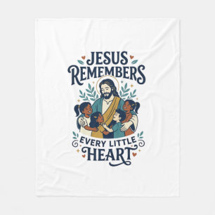 Jesus Miscarriage Comfort Healing T-Shirt Inspirat Fleece Blanket