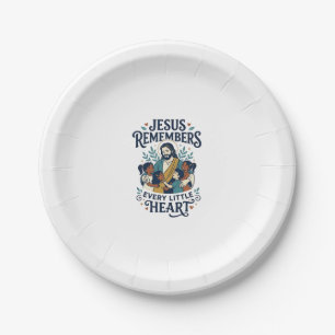 Jesus Miscarriage Comfort Healing T-Shirt Inspirat Paper Plate