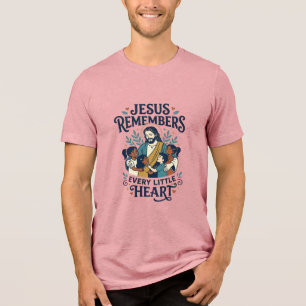 Jesus Miscarriage Comfort Healing T-Shirt Inspirat Tri-Blend Shirt