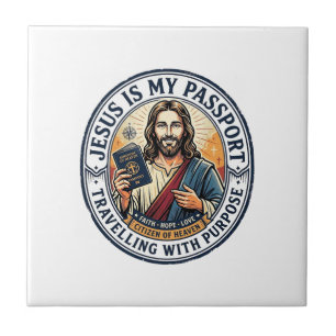 Jesus Missionary Global Missions Shirt Christian G Ceramic Tile