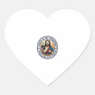 Jesus Missionary Global Missions Shirt Christian G Heart Sticker