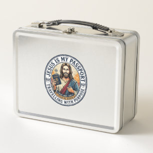 Jesus Missionary Global Missions Shirt Christian G Metal Lunch Box