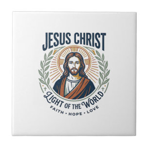 Jesus Modest Fashion Feminine Values T-Shirt Inspi Ceramic Tile