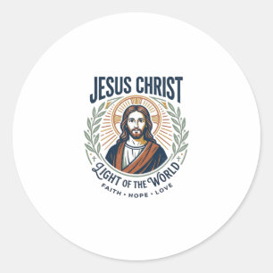 Jesus Modest Fashion Feminine Values T-Shirt Inspi Classic Round Sticker