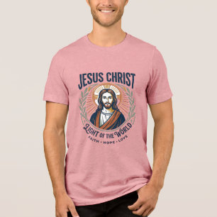 Jesus Modest Fashion Feminine Values T-Shirt Inspi Tri-Blend Shirt