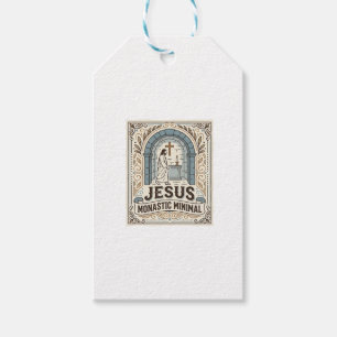 Jesus Monastic Minimal Jesus Monastic Minimal Chri Gift Tags