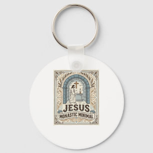Jesus Monastic Minimal Jesus Monastic Minimal Chri Key Ring