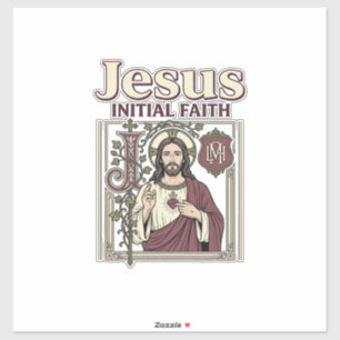 Jesus Monogram Initial Faith Jesus Monogram Initia