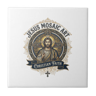 Jesus Mosaic Art Jesus Mosaic Art Christian Faith Ceramic Tile