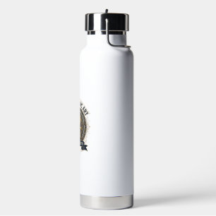 Jesus Mosaic Art Jesus Mosaic Art Christian Faith Water Bottle