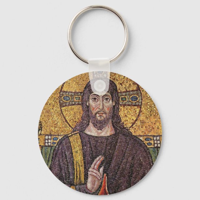 Jesus Mosaic Keychain (Front)