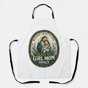 Jesus Motherhood Micro Identities Shirt Faith Base Apron
